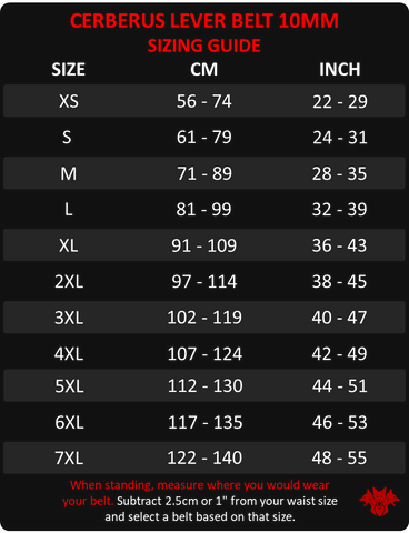 Image of Classic Lever Belt (10mm)
