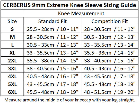 Image of 9mm EXTREME Knee Sleeves